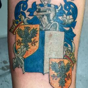 Dawn Lubbert Tattoo Art - Family Crest