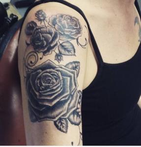 Mark Lubbert Tattoo Art - Roses