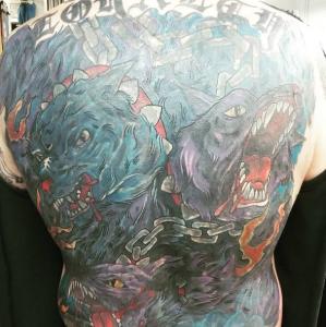 Mark Lubbert Tattoo Art - Full Back