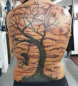 Jon Egenlauf Tattoo Art - Tree Swing